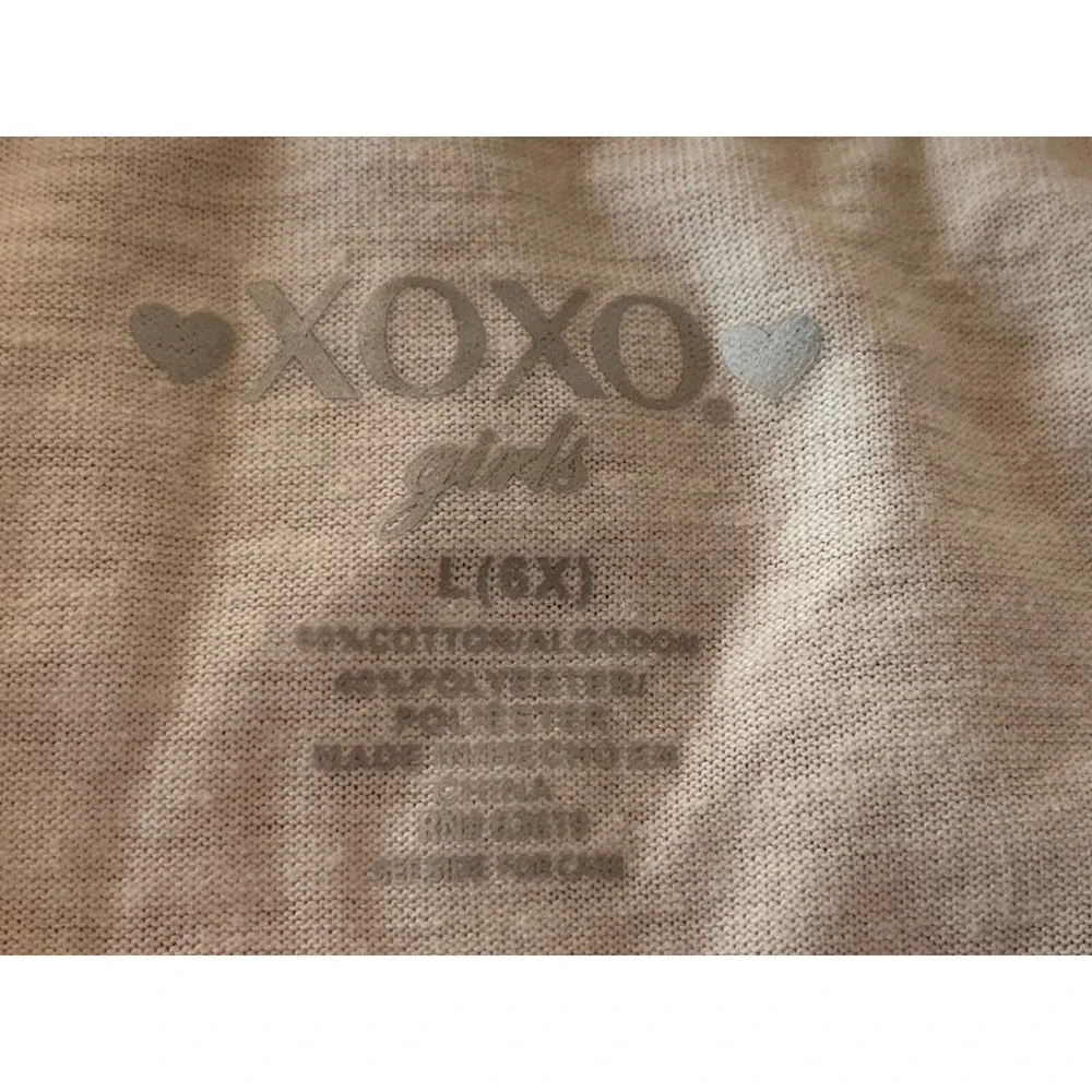 XOXO Girls 3 Piece Set New with Tags Vest Leggings Top 6X Navy Gold Denim Cream
